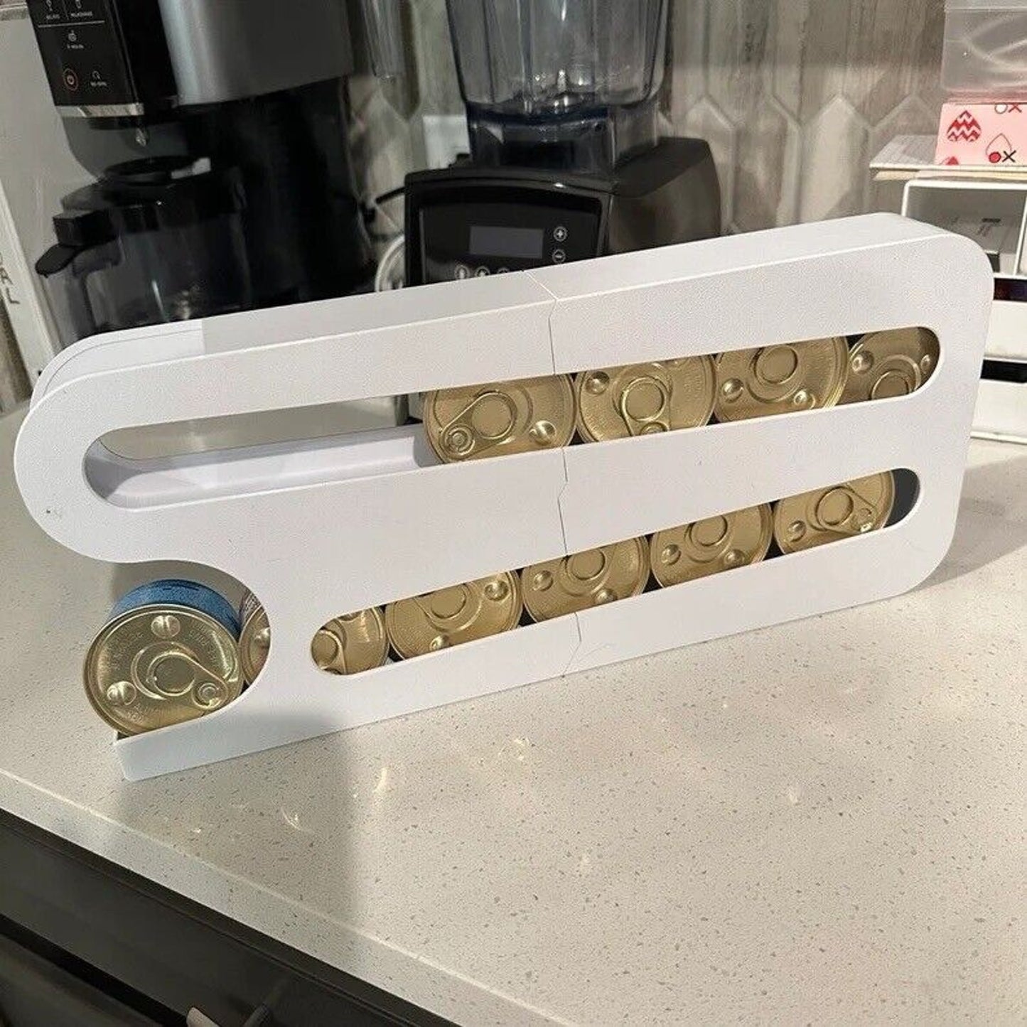 Cat Food Can Dispenser, 3oz cans, holds 12 cans