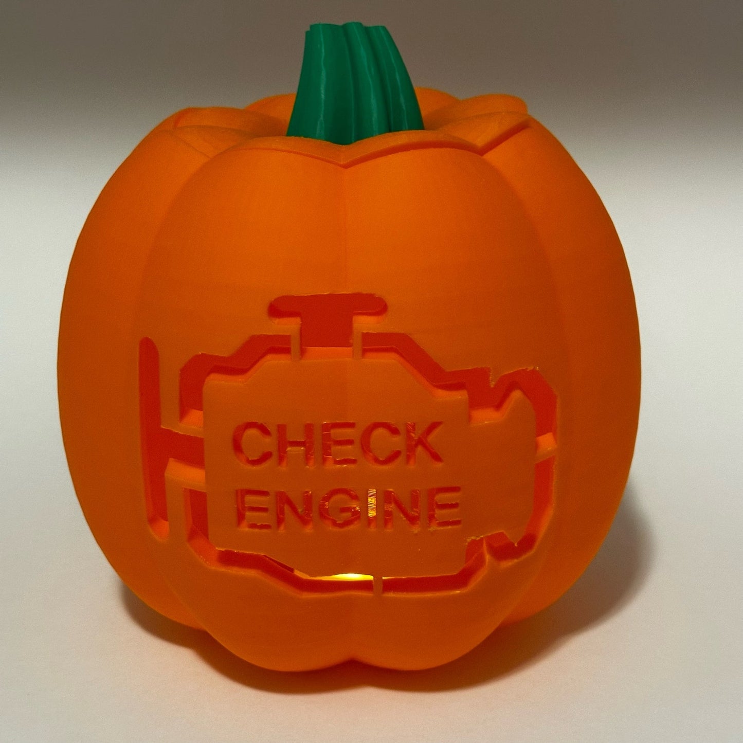 Check Engine pumpkin