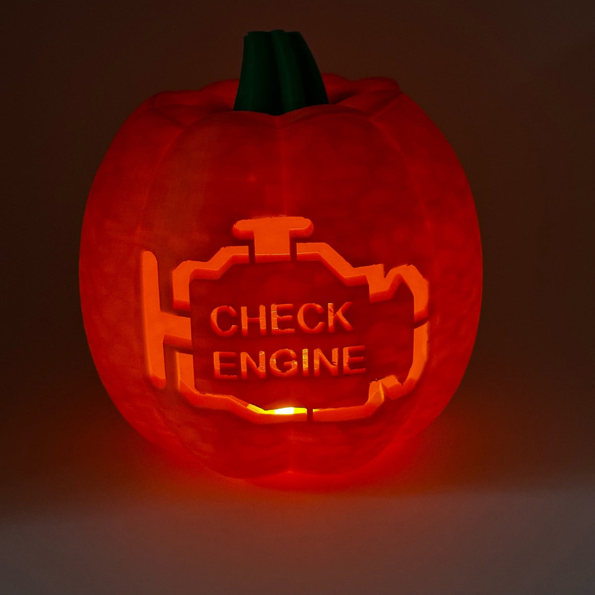 Check Engine pumpkin