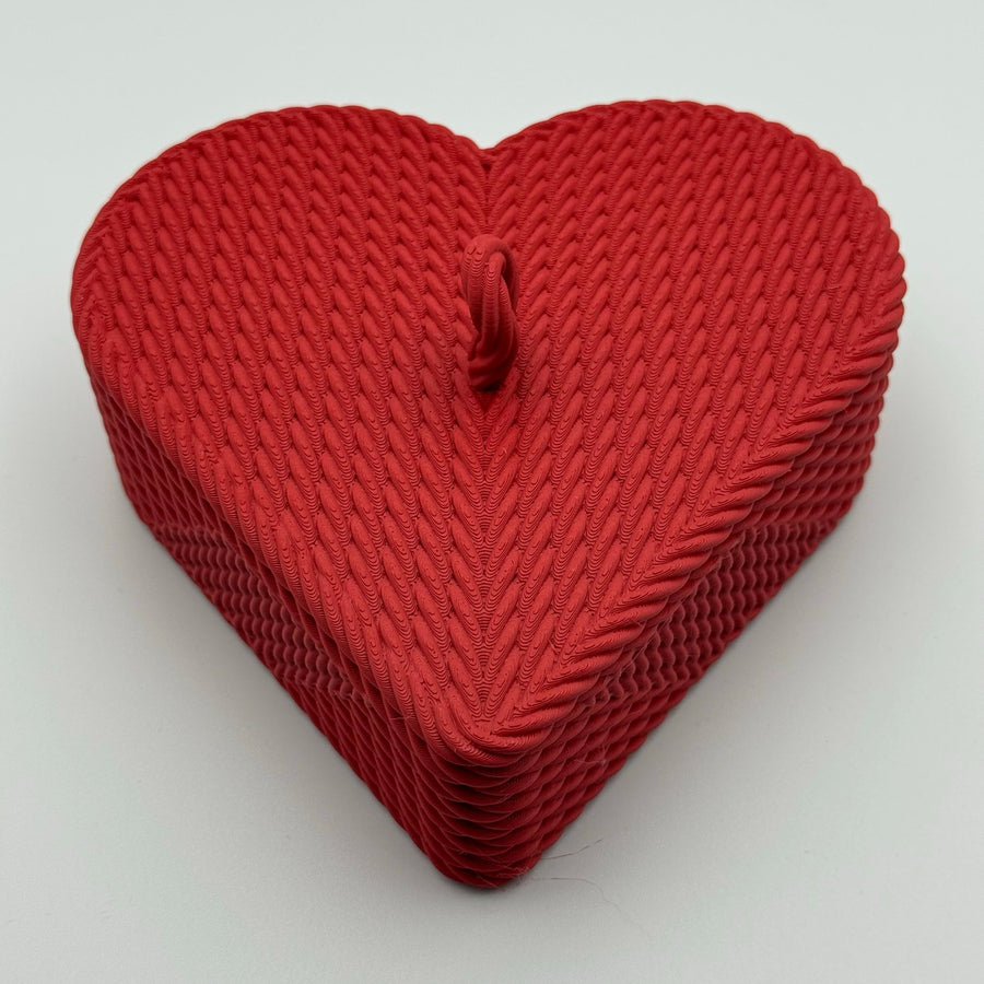 Heart-shaped Rope Plastic Box