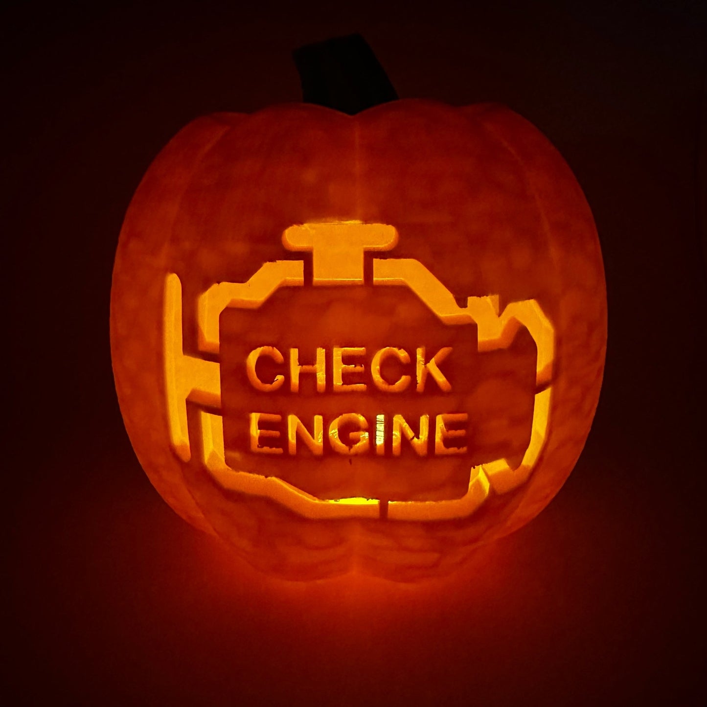 Check Engine pumpkin