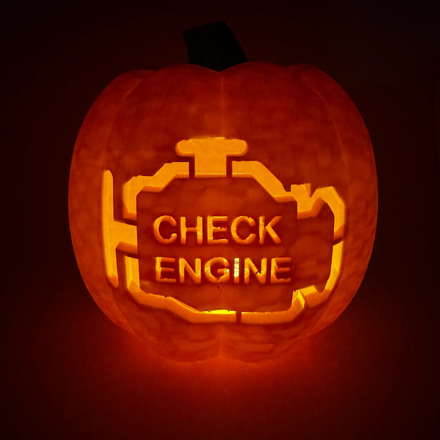 Check Engine pumpkin