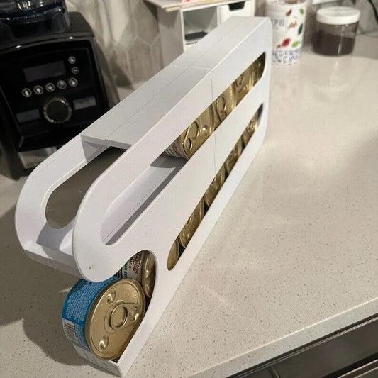 Cat Food Can Dispenser, 3oz cans, holds 12 cans
