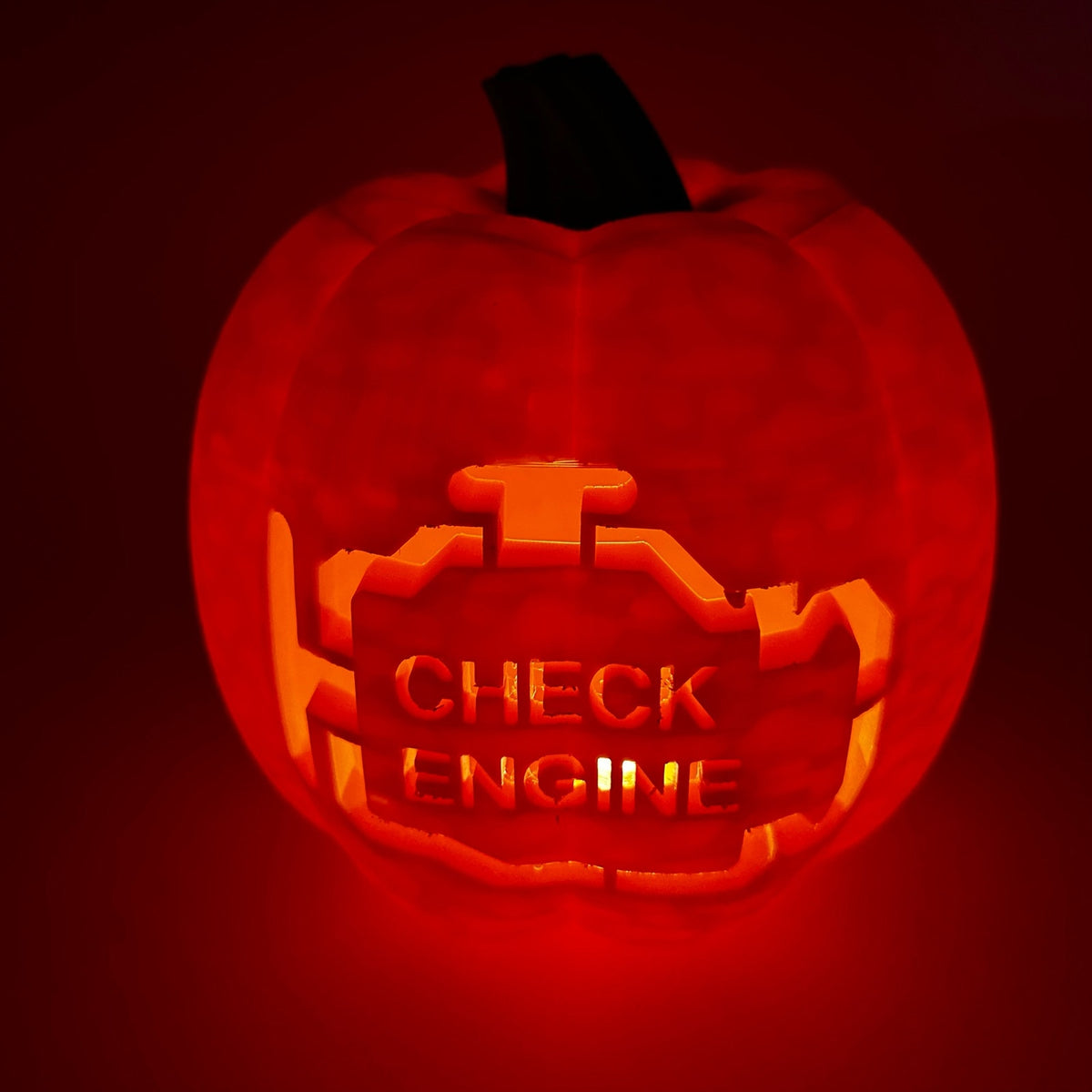 Check Engine pumpkin