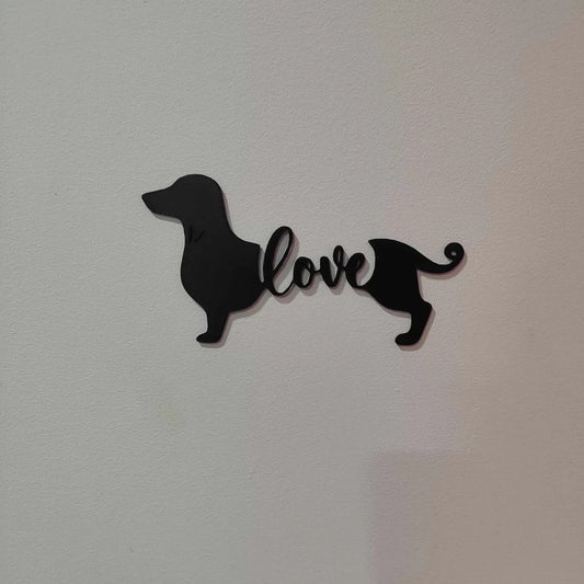 Dachshund Love wall decor
