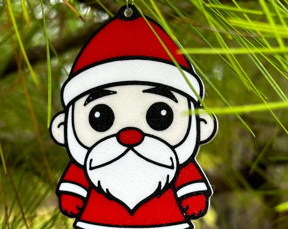 Santa ornament